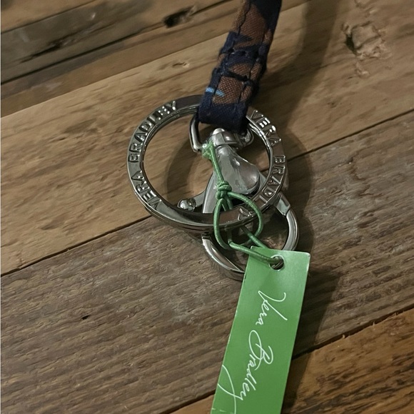 Vera Bradley lanyard Blue and Brown NWT - Picture 5 of 7